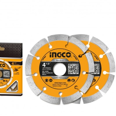 Discos diamantados segmentados 4-1/2 INGCO DMD0111523 Super Select